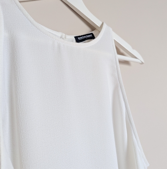 American Apparel Crepe Open Back High Neck Tank Top - Picture 12 of 14